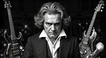 Musikalische Perspektive von Ludwig van Beethoven, Komponist (1770-1827)